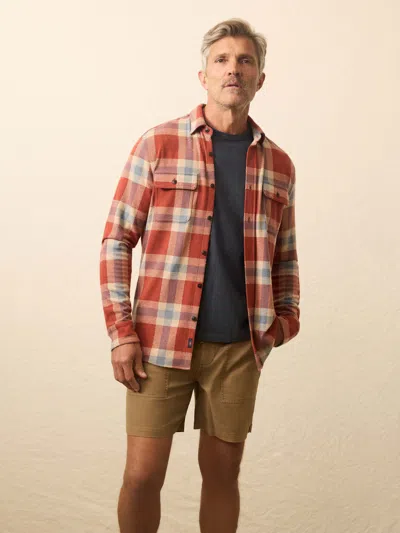 Faherty Legend&trade; Sweater Shirt In Brown
