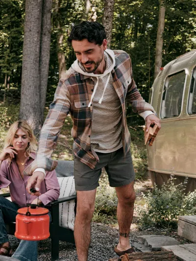 Faherty Legend&trade; Sweater Shirt In Brown