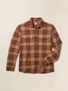 Faherty Legend&trade; Sweater Shirt In Cedar Sands Plaid