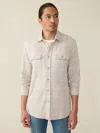 Faherty Legend Sweater Shirt In Desert Plains Plaid