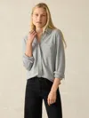 Faherty Legend&trade; Sweater Shirt In Fossil Grey Twill