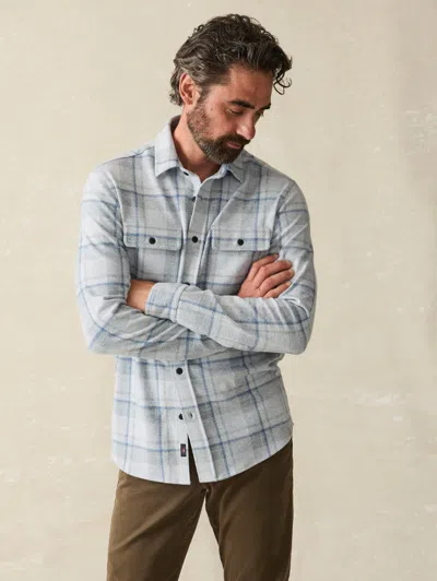 Faherty Legend&trade; Sweater Shirt In Maine Sky Plaid