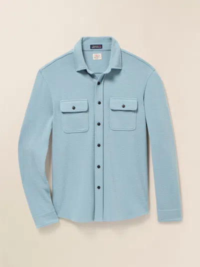 Faherty Legend&trade; Sweater Shirt In Ocean Glass Twill