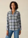 Faherty Legend Shirt In True North Plaid