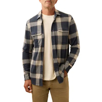 Faherty Legend Button-up Shirt In Black