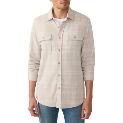 Faherty Legend Button-up Shirt In Neutral