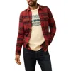 Faherty Legend Textured Shirt In Red