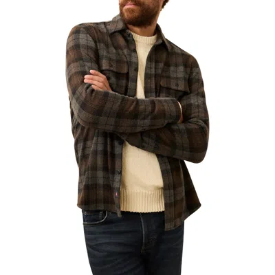 Faherty Legend Button-up Shirt In Brown