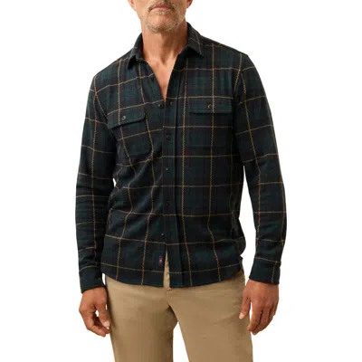 Faherty Legend Button-up Shirt In Black