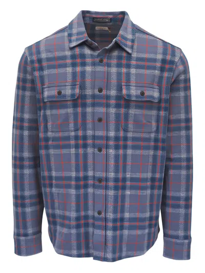 Faherty Legend™ Check Pocket Shirt In Blue