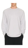 Faherty Legend Crew Neck Sweater In Gray