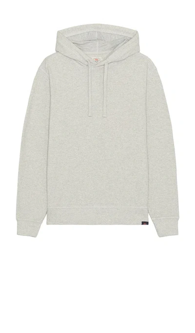 Faherty Legend Hoodie In Light Grey