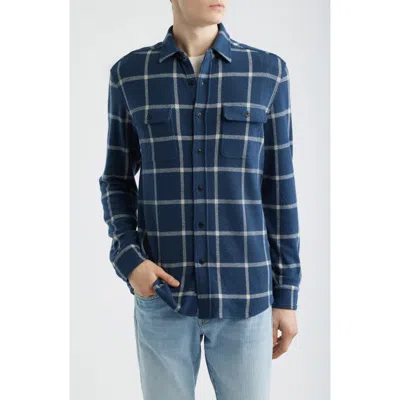 Faherty Legend™ Knit Button-up Shirt In Blue