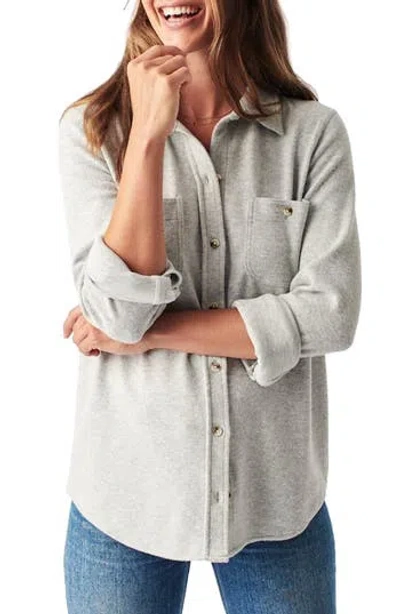 Faherty Legend™ Knit Shirt In Gray