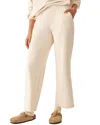 Faherty Legend Lounge Wide Leg Pant In Neutral