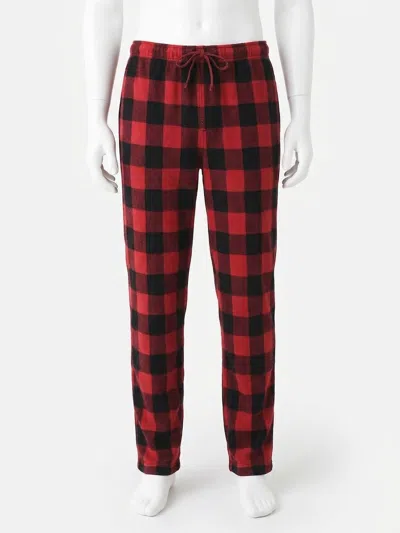 Faherty Legend Pajama Pant In Red/black Buffalo