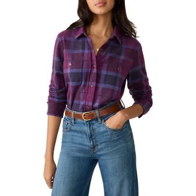 Faherty Legend Plaid Shirt In Blue