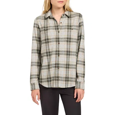 Faherty Legend Plaid Shirt In Green