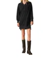 Faherty Legent Quarter Zip Long Sleeve Minidress In Multi