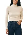 Faherty Legend Ribbed Turtleneck Top