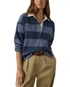 Faherty Legend Rugby Sweater In Multi