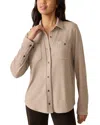 Faherty Legend Shirt In Brown