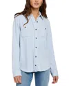 Faherty Legend Shirt In Ice Blue Twill