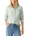 Faherty Legend Shirt In Jadeite Twill