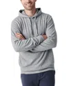 Faherty Legend Solid Hoodie In Light Grey