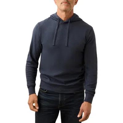 Faherty Legend Stretch Organic Cotton Blend Hoodie In Blue