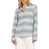 Faherty Legend Stripe Shirt In Coastline Stripe