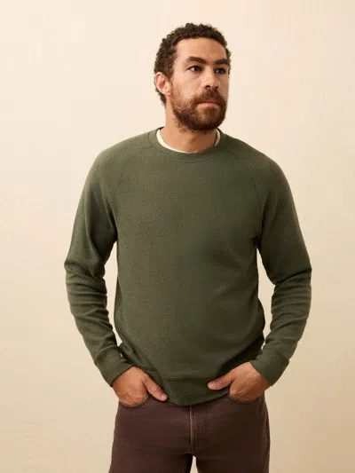 Faherty Legend Sweater Crew In Green