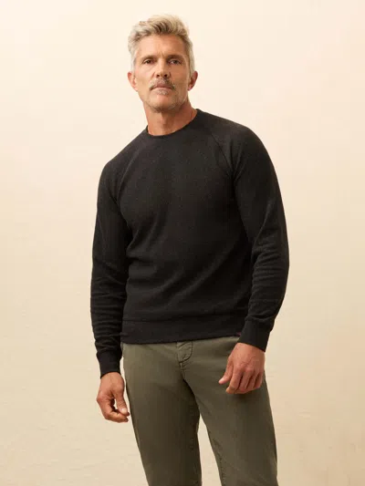 Faherty Legend Sweater Crew In Black