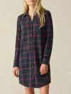 Faherty Legend Sweater Dress In Outer Limits Plaid In Multi