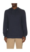 Faherty Legend Sweater Hoodie In Blue