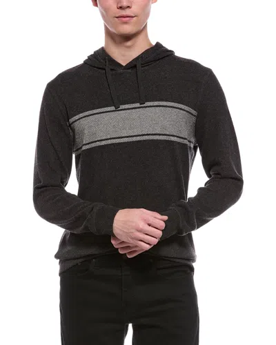 Faherty Legend Sweater Hoodie In Black