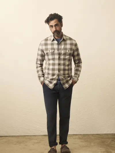 Faherty Legend Sweater Shirt In Green