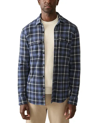 Faherty Legend Sweater Shirt In Blue