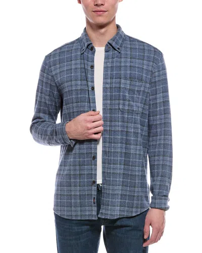 Faherty Legend Sweater Shirt In Blue
