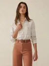 Faherty Legend Sweater Shirt In Desert Plains Plaid