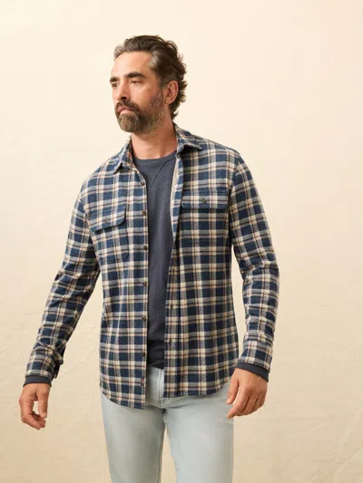 Faherty Legend Sweater Shirt In Gray