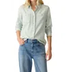 Faherty Legend Sweater Shirt In Jadeite Twill In Multi