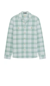 Faherty Legend Sweater Shirt In Sage