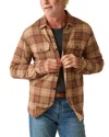 Faherty Legend Sweater Shirt In Sand