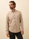 Faherty Legend Sweater Shirt (single Pocket) In Neutral