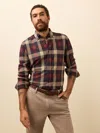 Faherty Legend Sweater Shirt (single Pocket) In Multi