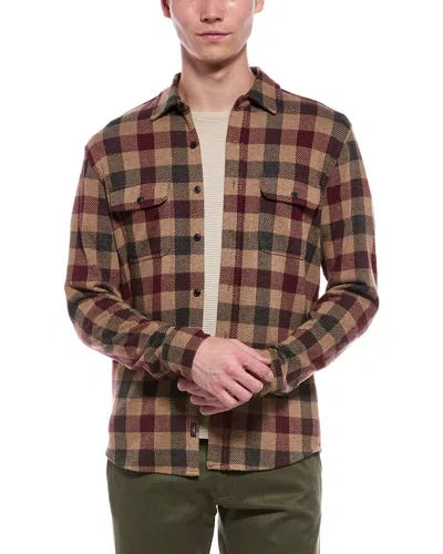 Faherty Legend Sweater Shirt In Brown