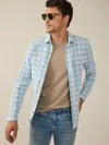 Faherty Legend Sweater Shirt In Valley Creek Gingham