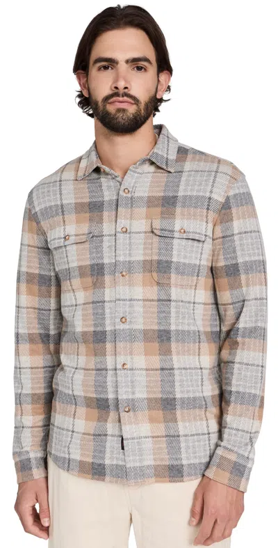 Faherty Legend Sweater Shirt Western Outpost Plaid