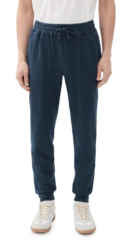 Faherty Legend Sweatpants Brighton Navy Twill In Blue